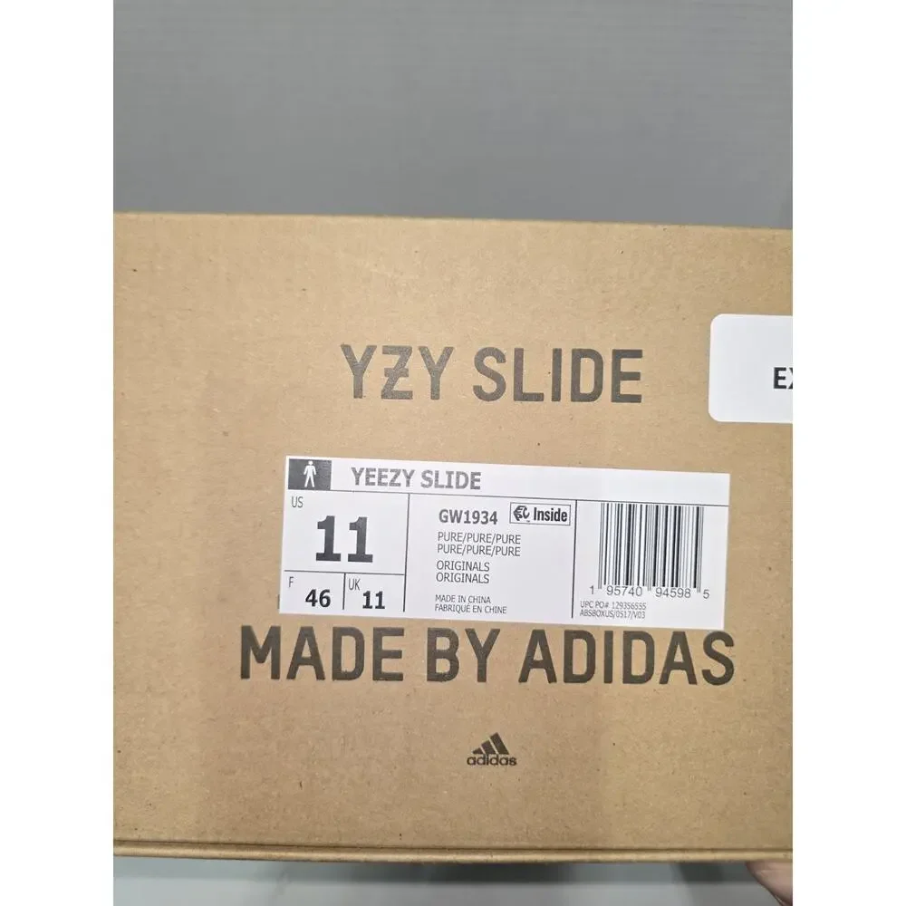 adidas Yeezy Slide Pure Beige Men's US 11 EU 46 UK 11 GW1934